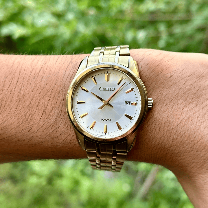 Seiko Quartz SQ – Champagne Dial – 40mm – 7N42-0FL0 11