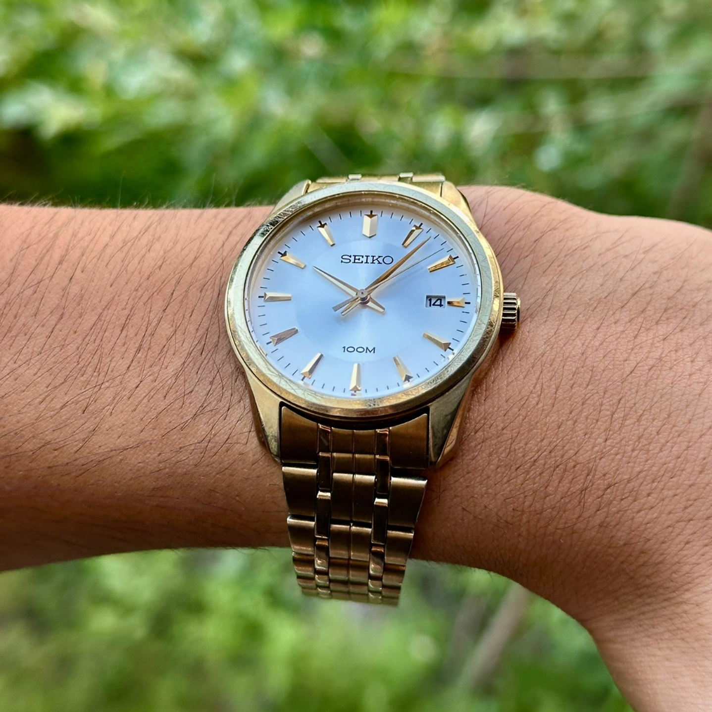 Seiko Quartz SQ – Champagne Dial – 40mm – 7N42-0FL0 12