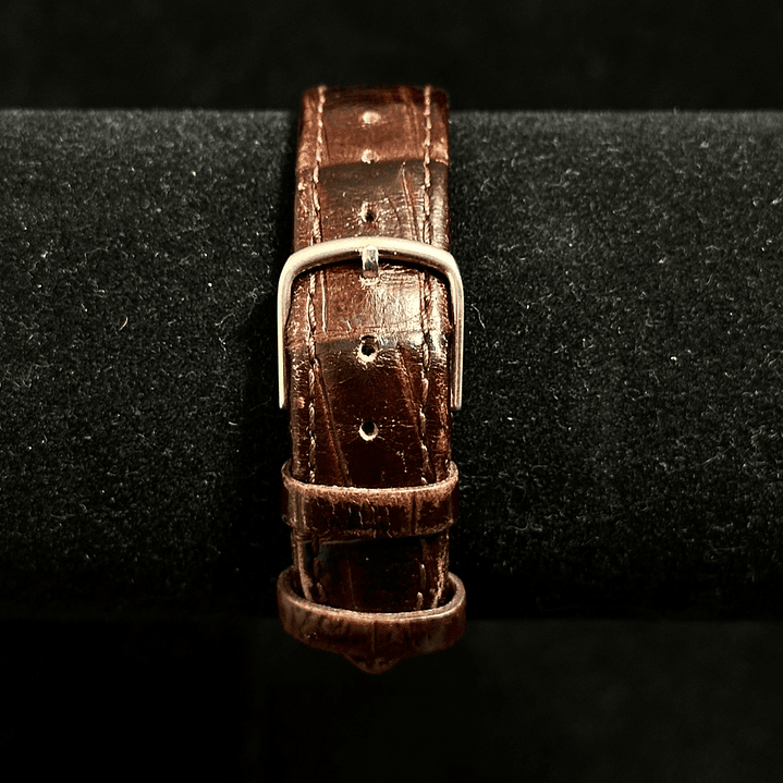 Seiko Quartz SQ – White Roman Dial Gold Tone Quartz 37mm – 7800-9029 8