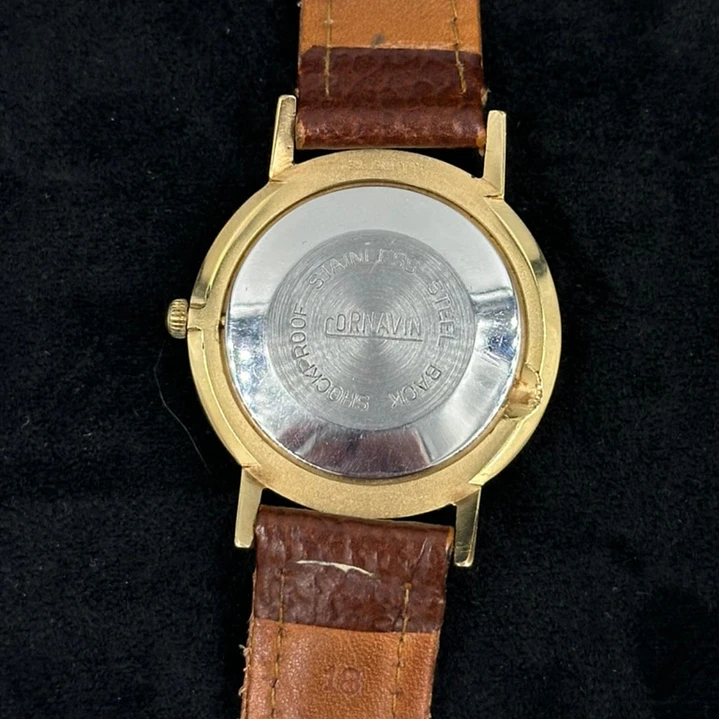 Cornavin De Luxe – Dolphin Dial – Champagne Sunray – Cuerda Manual 38mm 5