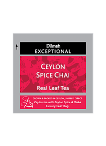 DILMAH EXCEPTIONAL CEYLON SPICE CHAI TEA - 50 Un.