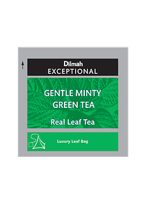 DILMAH EXCEPTIONAL GENTLE MINT GREEN TEA - 50 Un.