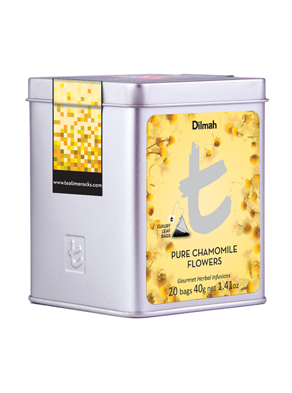 DILMAH LUXURY LEAF PURE CAMOMILE FLOWERS INFUSÃO