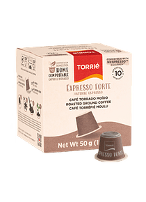 EXPRESO FUERTE CÁPSULA COMPUESTABLE EN CASA - NESPRESSO®* COMPATIBLE