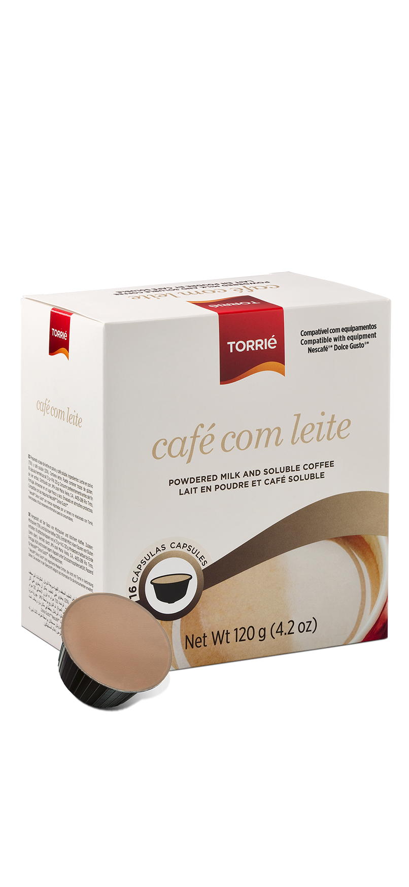 Comprar Cafe en capsulas con leche tas en Supermercados MAS Online