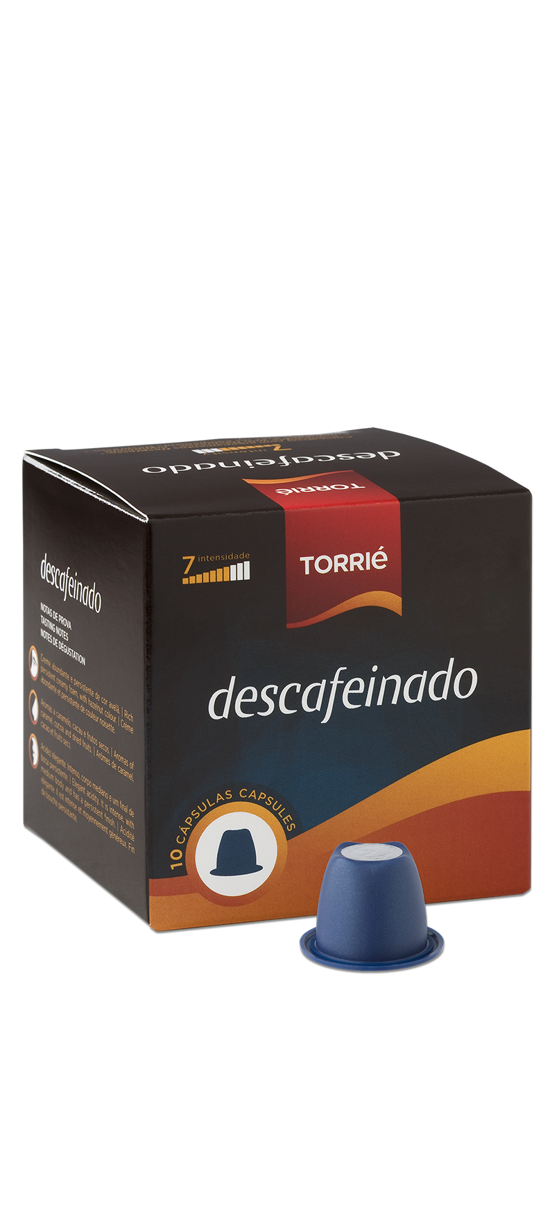 Nespresso Pro Compatibles Descafeinado Capsulas Planas