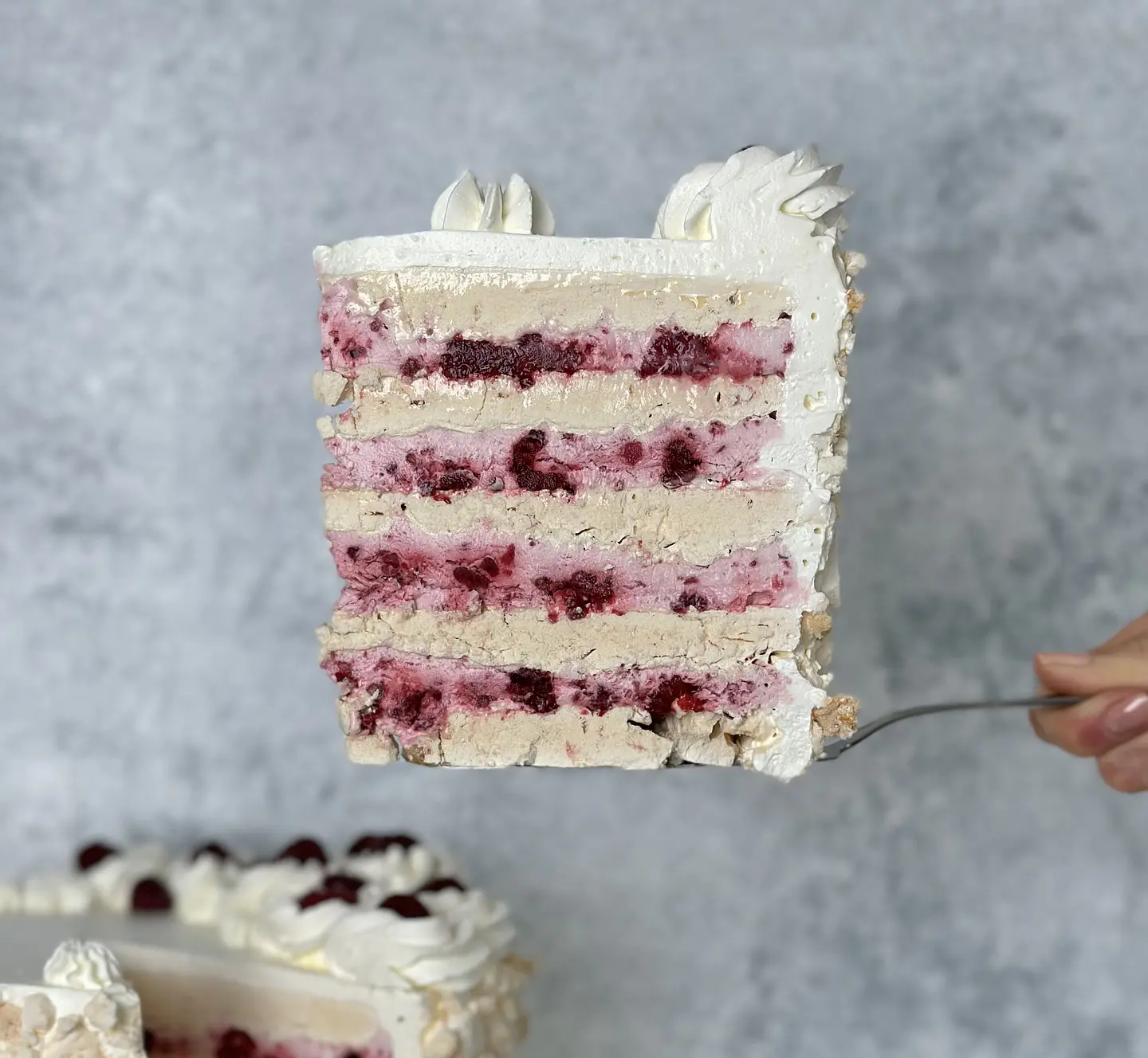 Torta helada Merengue Frambuesa 2
