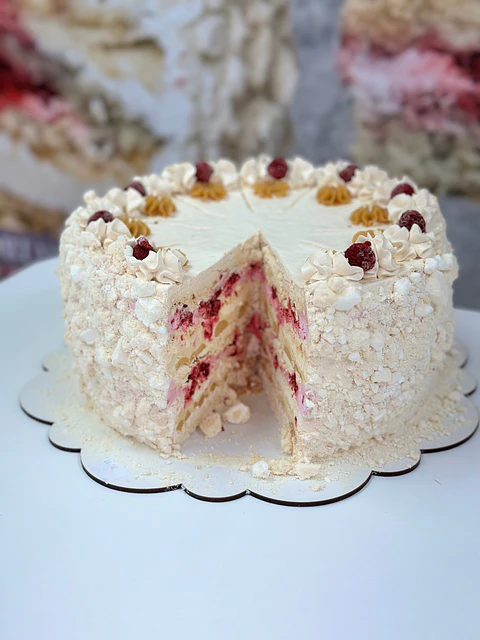 Merengue Frambuesa Lúcuma Manjar