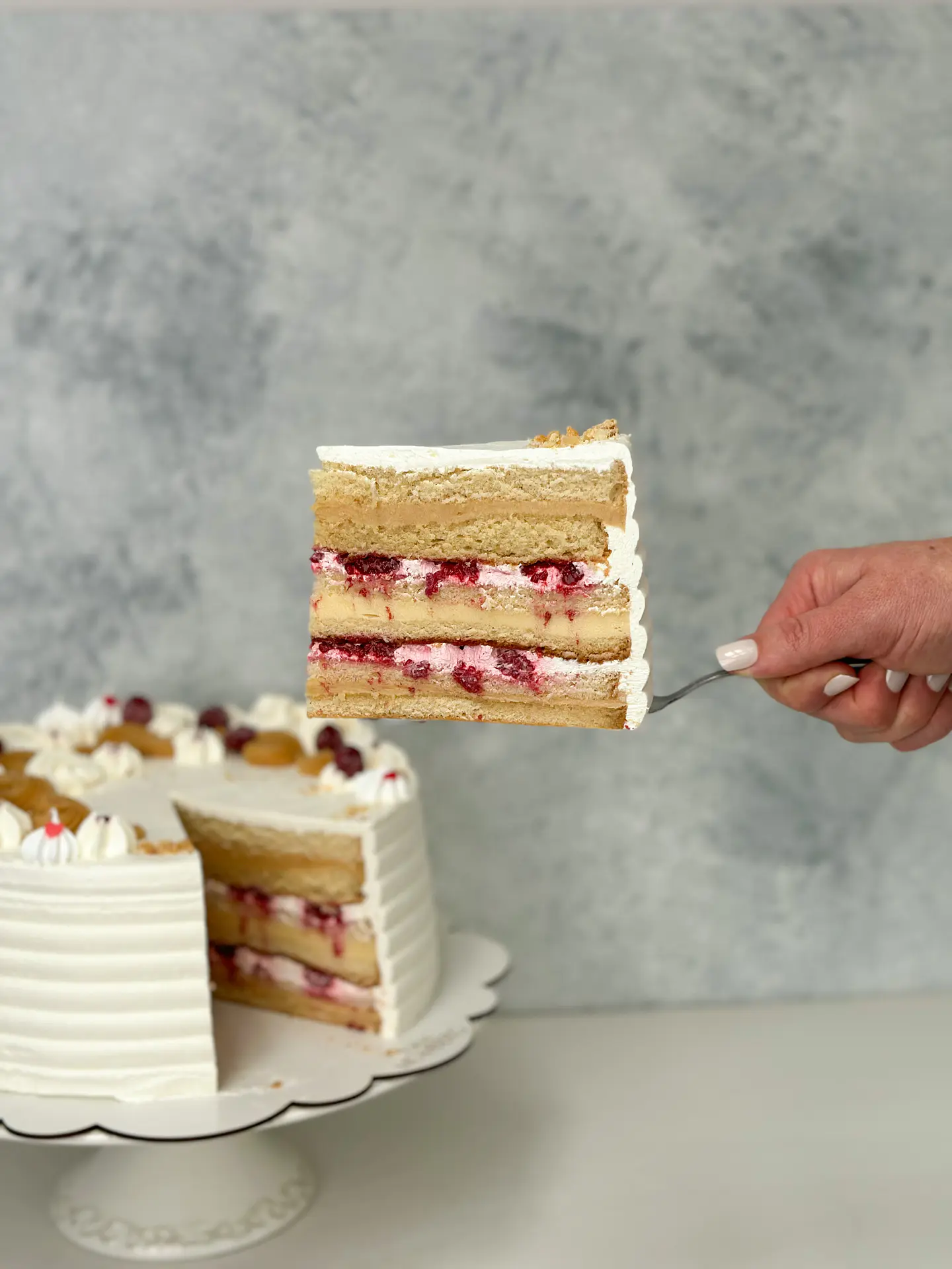 Trozo torta Amor Bizcocho 1