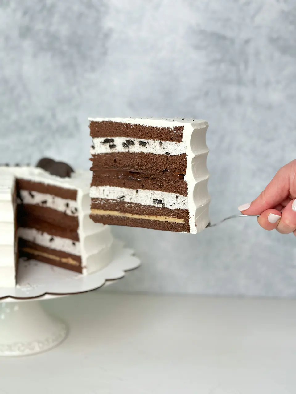 Trozo Torta Cheesecake Oreo 1