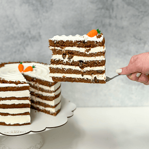 Trozo Torta Zanahoria