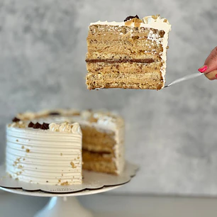 Trozo de Torta Manjar-Nuez Chocolate