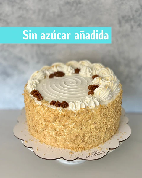 Torta 3 Leches sin azúcar añadida