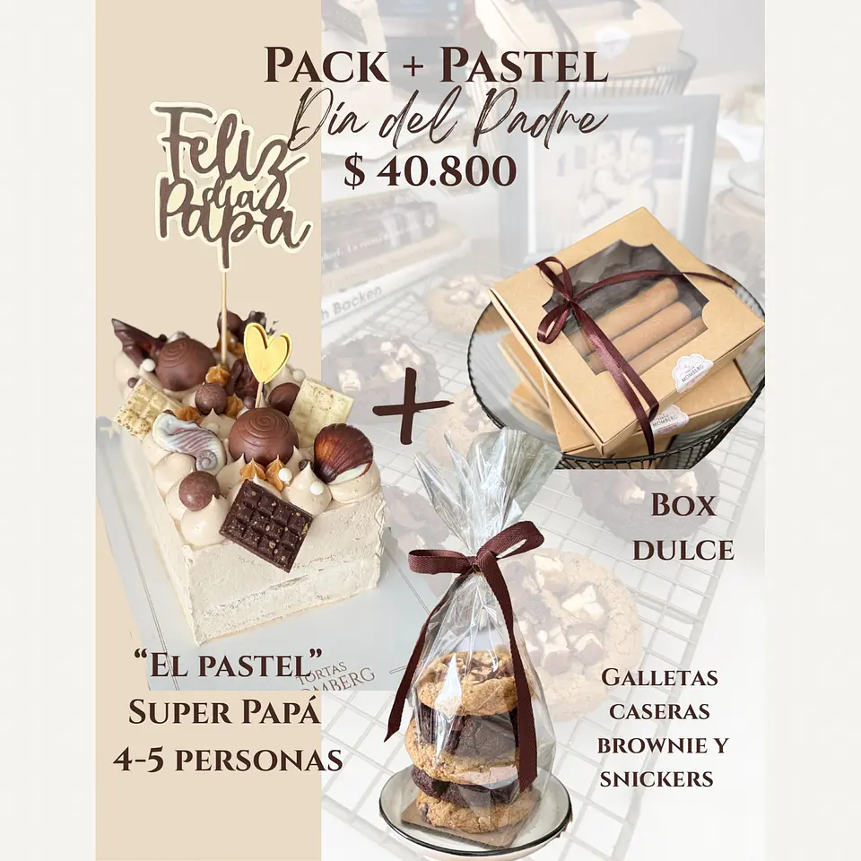 Pack Pastel Super Papá (4-5 personas) 1
