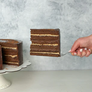 Trozo Torta Trufa
