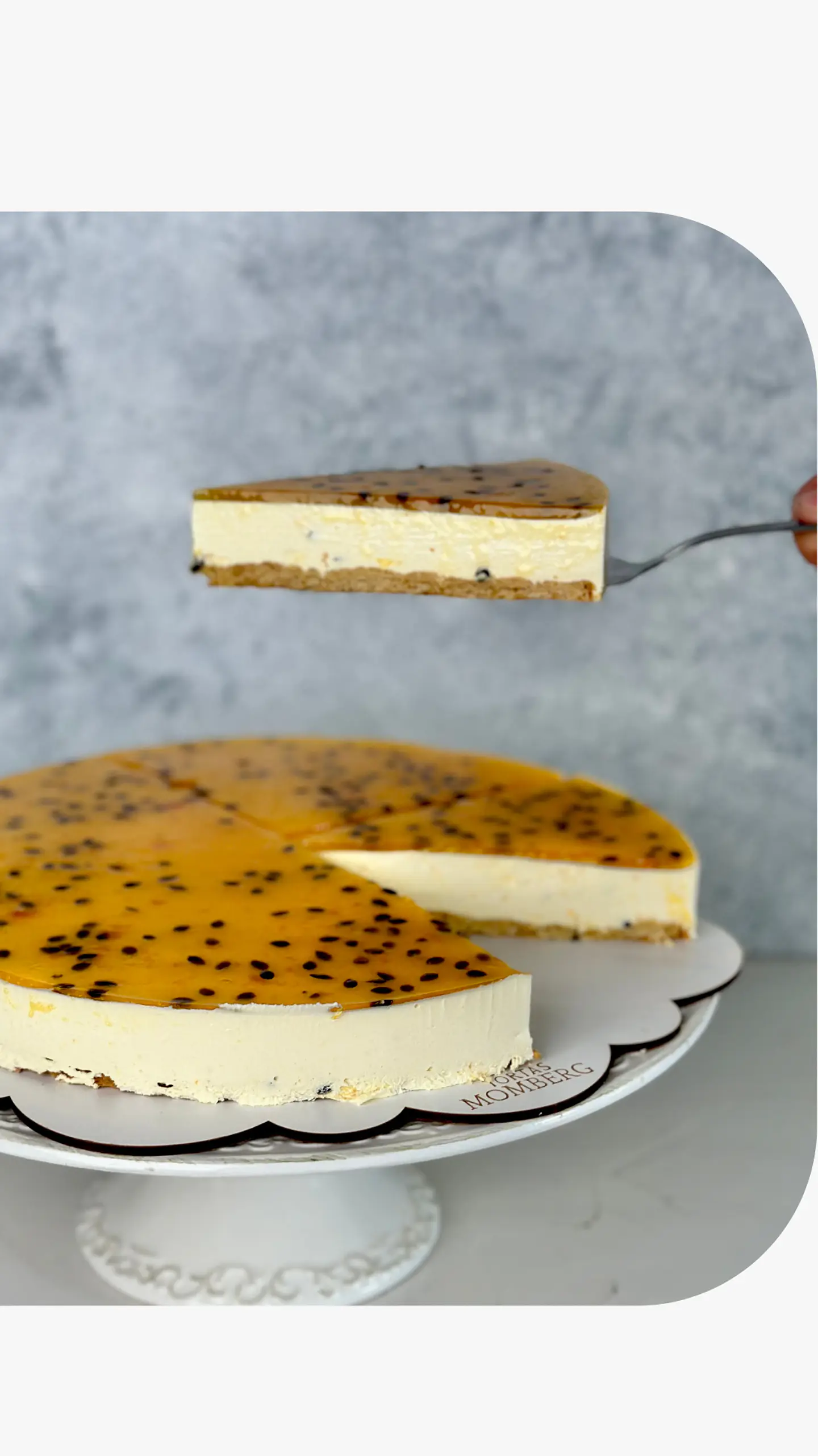 Trozo Cheesecake de Maracuyá S/A 1