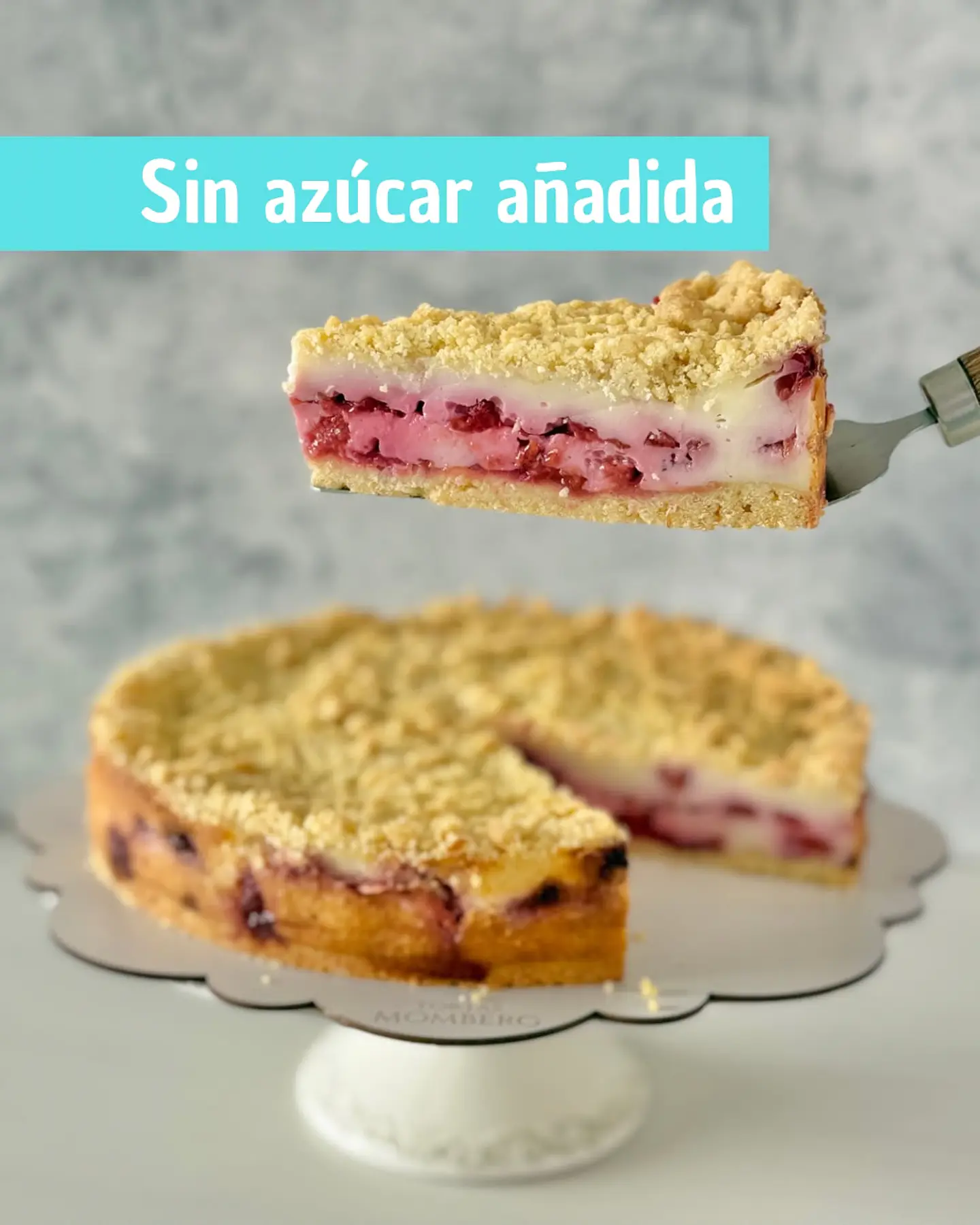 Trozo Kuchen Alemán frambuesa (sin azúcar) 1
