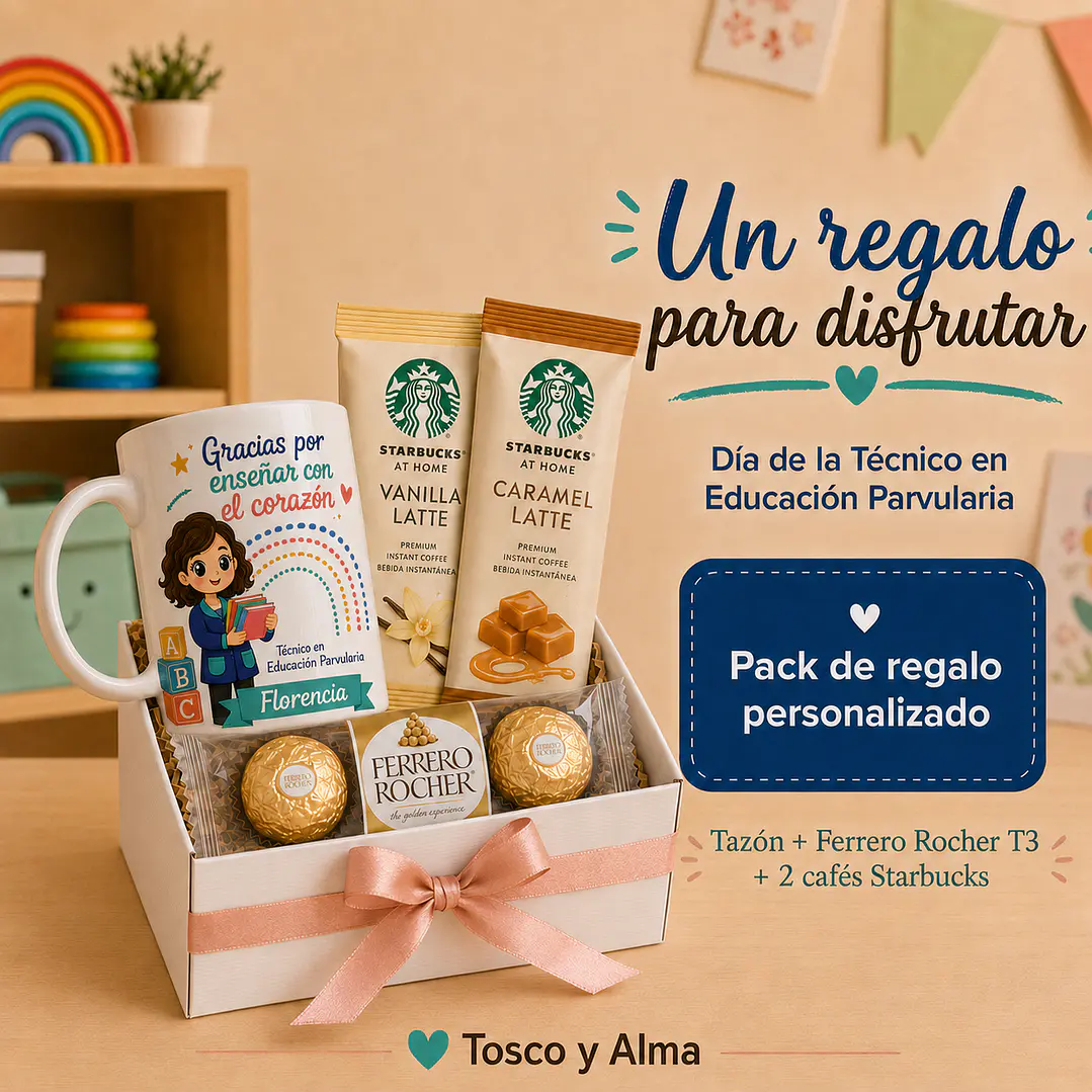 PACK REGALO PERSONALIZADO - TÉCNICO EN EDUCACIÓN PARVULARIA 1