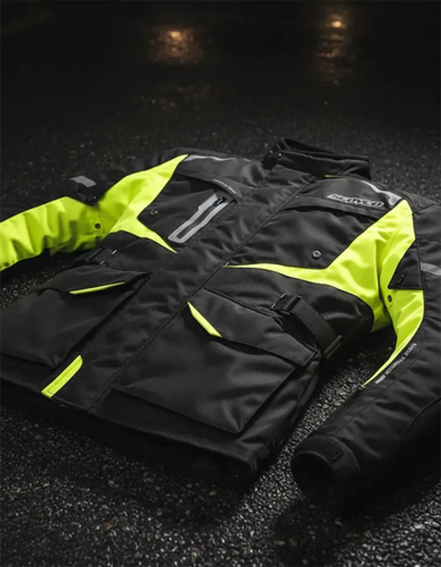 Chaqueta Moto Scoyco Jk42 Reflectante Waterproof 9