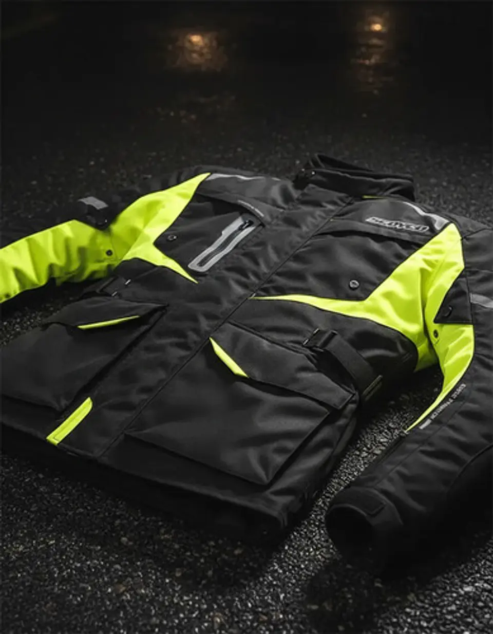 Chaqueta Moto Scoyco Jk42 Reflectante Waterproof 9