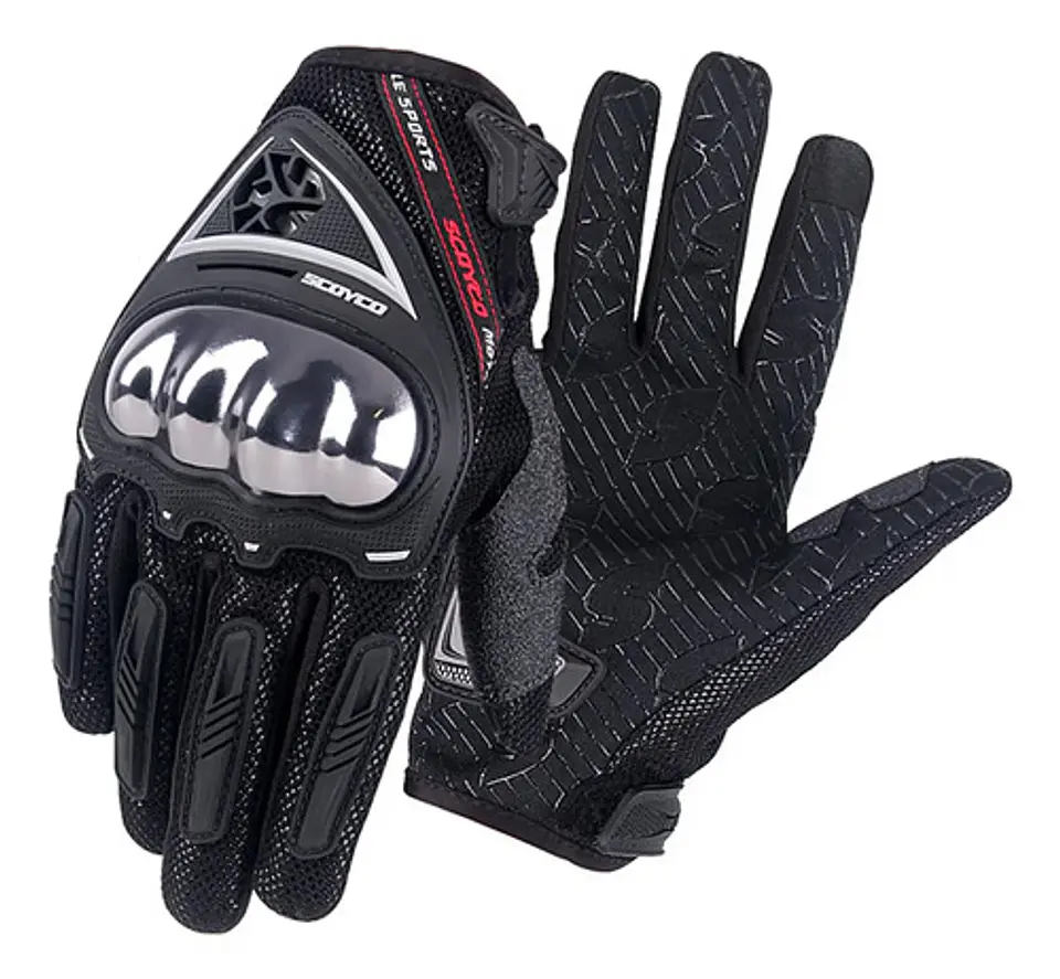Scoyco Guantes De Moto Race Extreme Sports Para Hombre Negr 1
