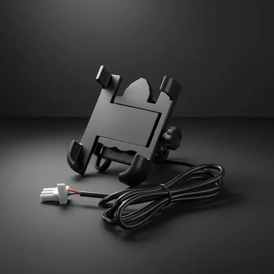 Soporte Porta Celular Con Cargador Para Moto 1