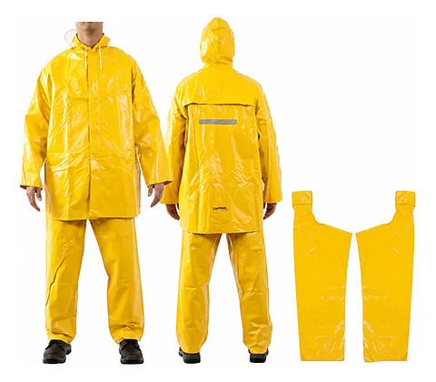 Traje De Agua Con Cinta Reflectante Amarilla Max Track