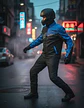 Chaqueta Scoyco Jk31 Moto Urbano Negro Con Azul - Miniatura 6