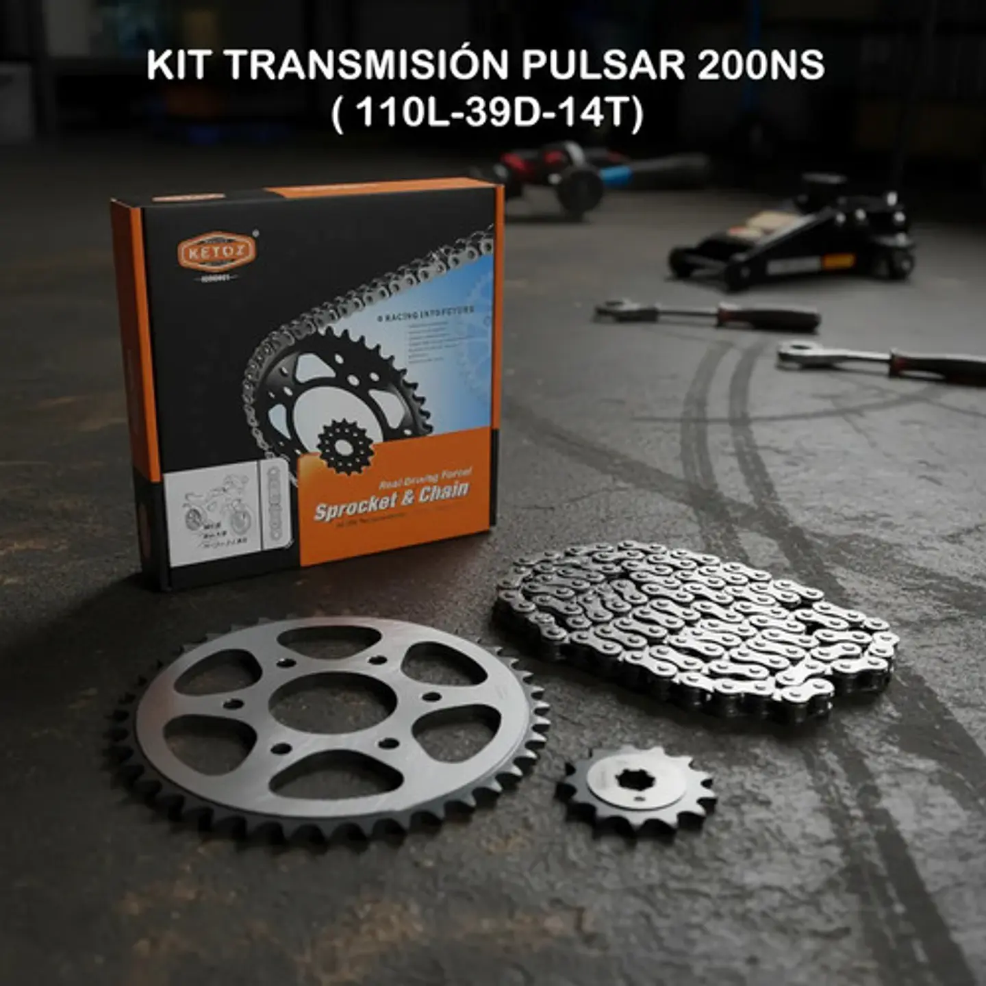 Kit Transmision Pulsar 200ns (39d-14t-110l) 2