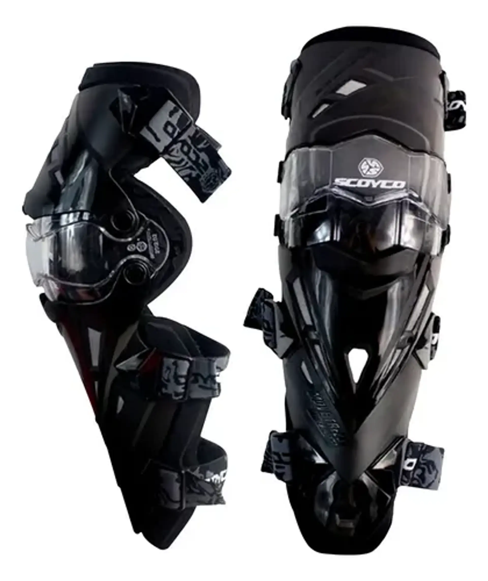 Rodilleras K12 Scoyco Negra Color Negro Talla Unica 2