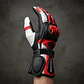 Guantes De Moto Black Bike Cuero Rojo - Miniatura 5