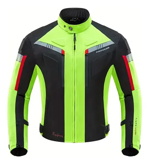Chaqueta De Moto Black Bike Verde Waterproof Hunter