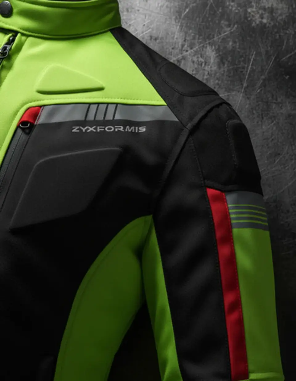 Chaqueta De Moto Black Bike Verde Waterproof Hunter 4
