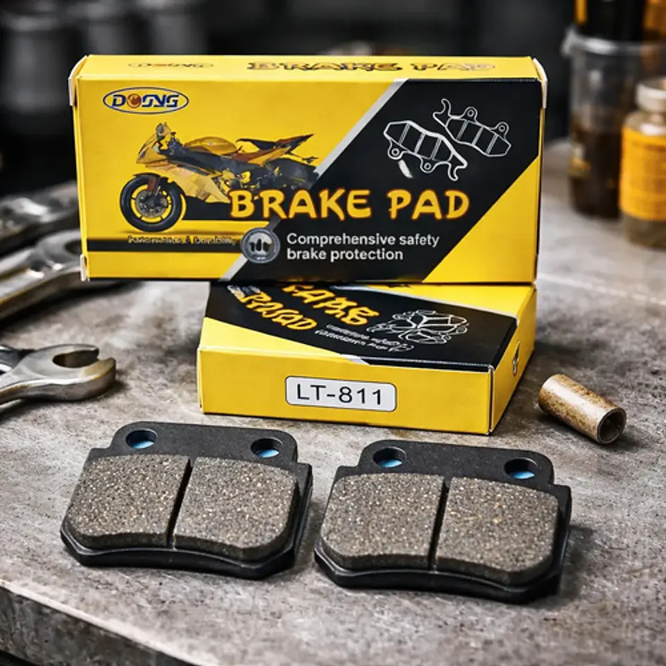 Pastillas De Freno Para Moto Modelo Lt-811 Marca Dong 2