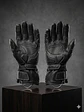 Guantes De Moto Black Bike Cuero Negro - Miniatura 2