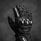 Guantes De Moto Black Bike Cuero Negro - Miniatura 4