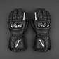 Guantes De Moto Black Bike Cuero Negro - Miniatura 5