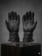 Guantes De Moto Black Bike Cuero Negro - Miniatura 8
