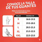 Guantes De Moto Black Bike Cuero Negro - Miniatura 11