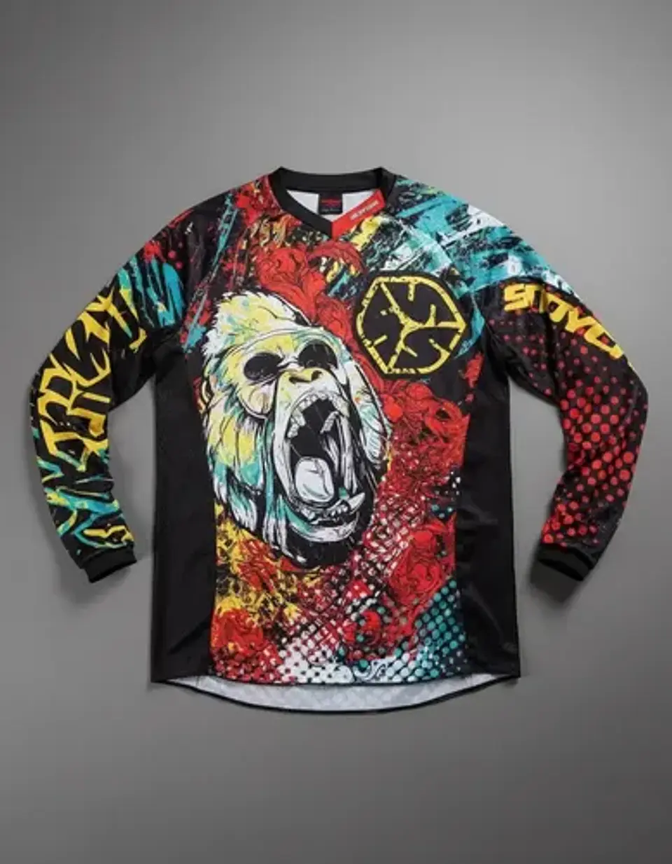 Polera Motociclista Scoyco T119 Roja Cross Off Road 6