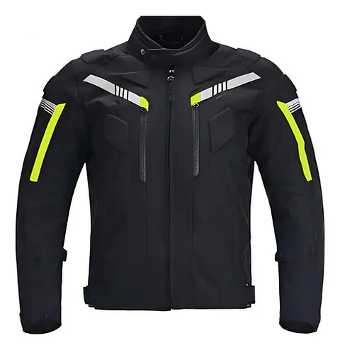 Chaqueta De Moto Black Bike Negro Waterproof