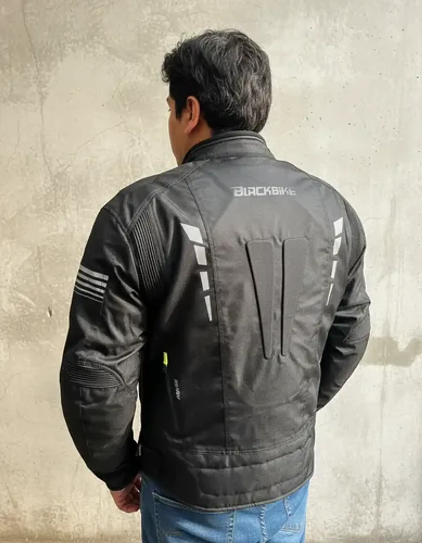 Chaqueta De Moto Black Bike Negro Waterproof 5