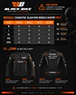 Chaqueta De Moto Black Bike Negro Waterproof - Miniatura 6