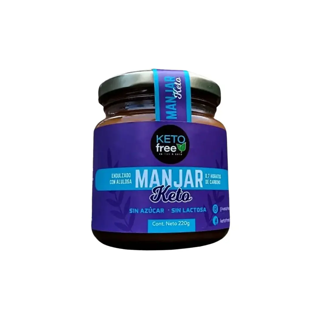 Manjar Sin Lactosa 220g Keto Free 1