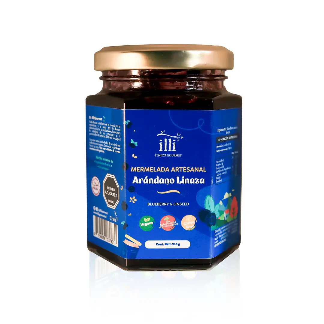 Mermelada Arandano Linaza 215g Illi 1
