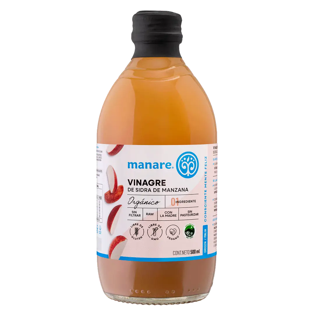 Vinagre de Manzana 500ml Manare 1