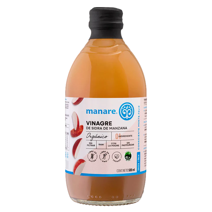 Vinagre de Manzana 500ml Manare 1