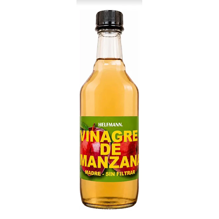 vinagre de manzana Orgánico sin filtrar  hellfmann 500ml 1
