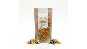 Cereal de aros de soya multicolor Baja en azucar 100g