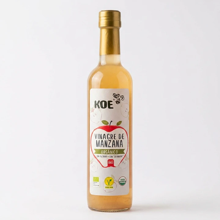 Vinagre de manzana Organico koe (vegano) 500 ml  1